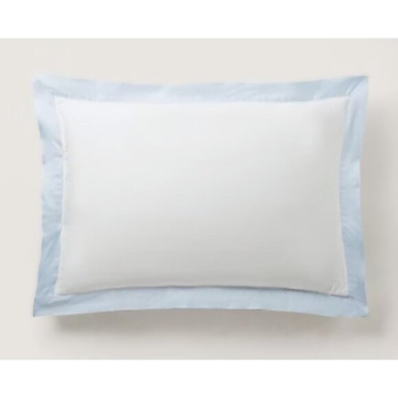 Polo Ralph Lauren Other - NEW Ralph Lauren Pillow Sham King Size Blue Hyacinth Organic Sateen Border NIB